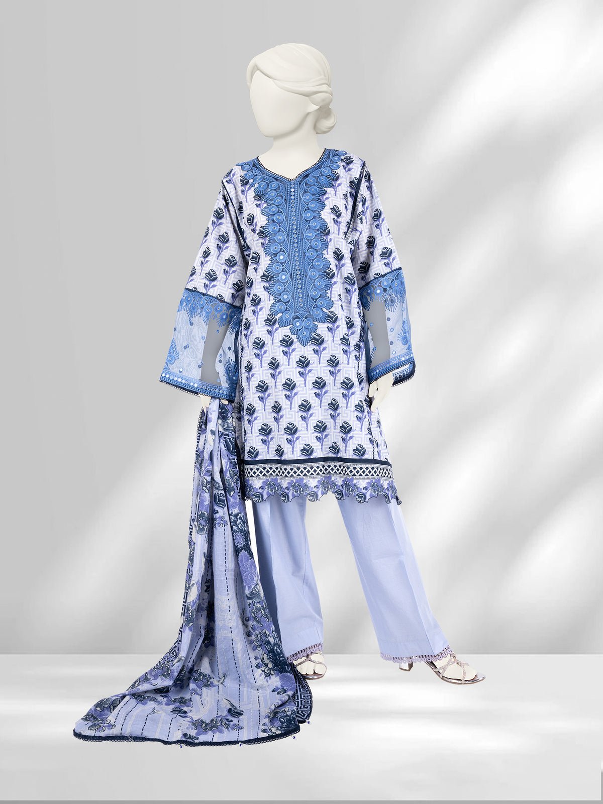 PANJNAD by j. Embroidered Suit.