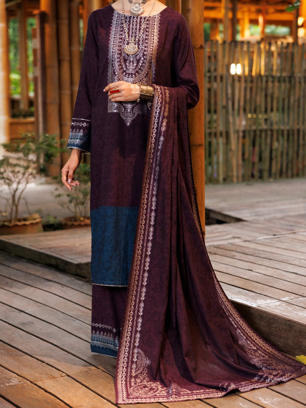 Almirah Premium Jacquard Lawn Suit
