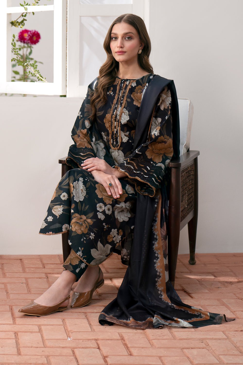 Baroque Printed Embroidered Lawn Suit