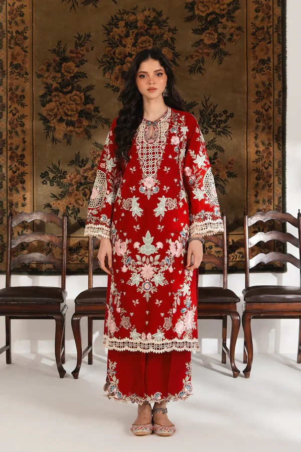 Ethnc Embroidered Pret