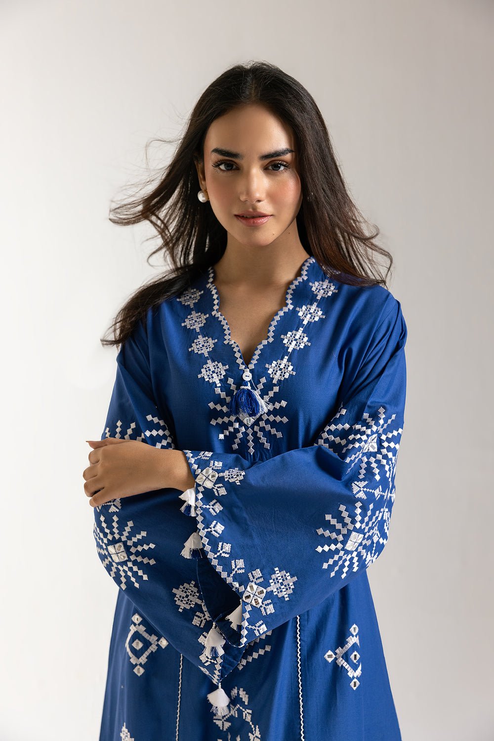 Ethnc Embroidered Dress.