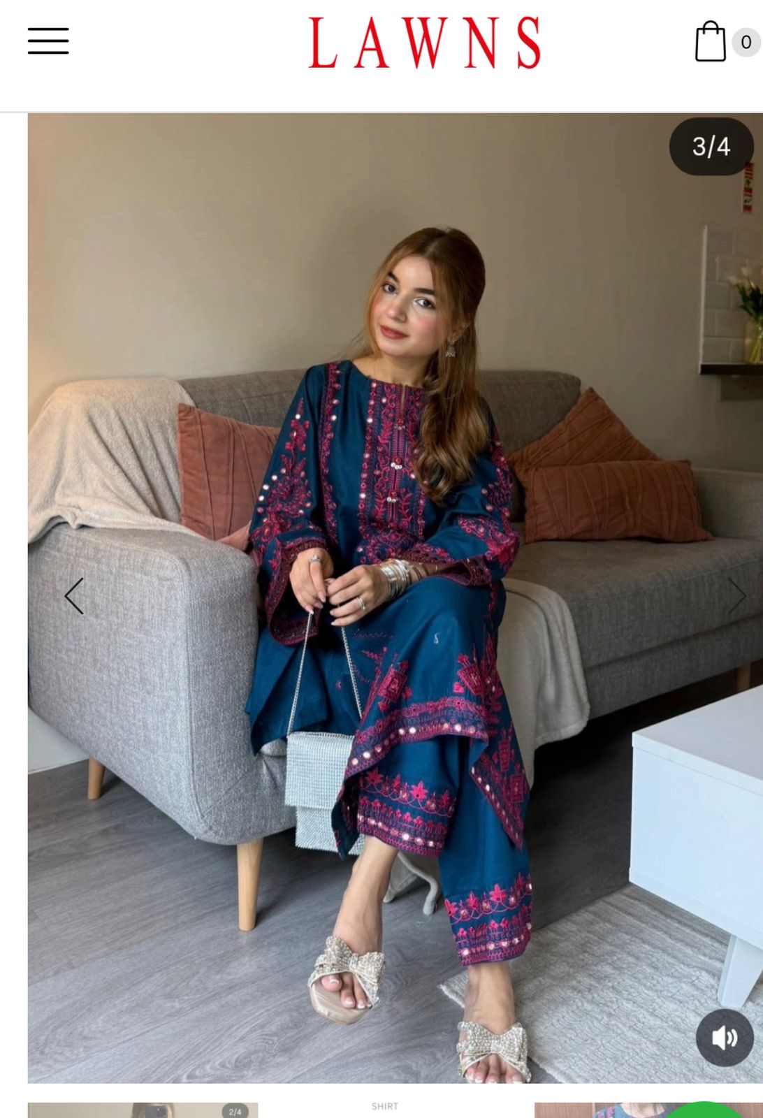 Turkishwear Embroidered Co ord set