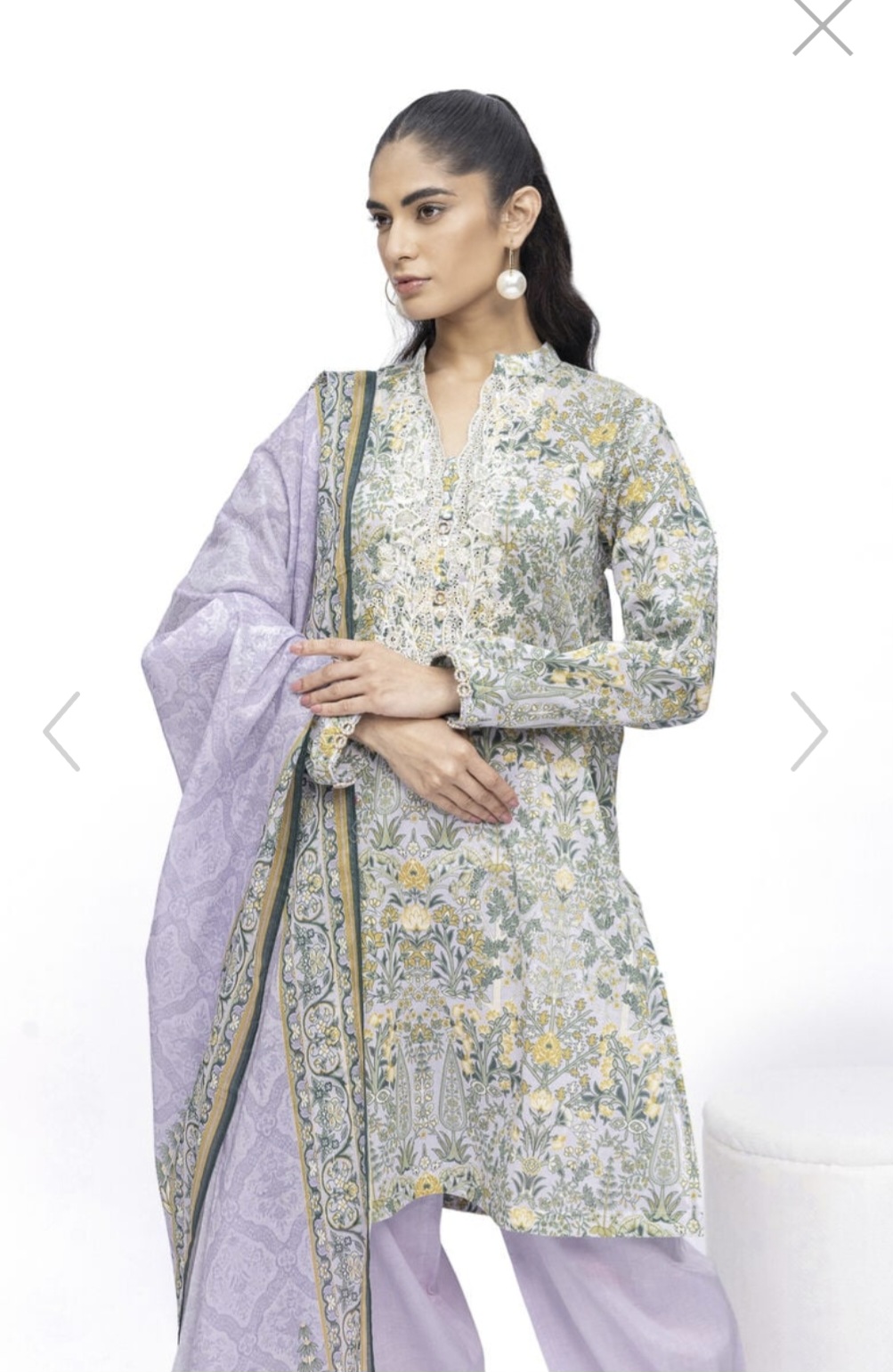 Khaadi Lawn Embroidered Suit