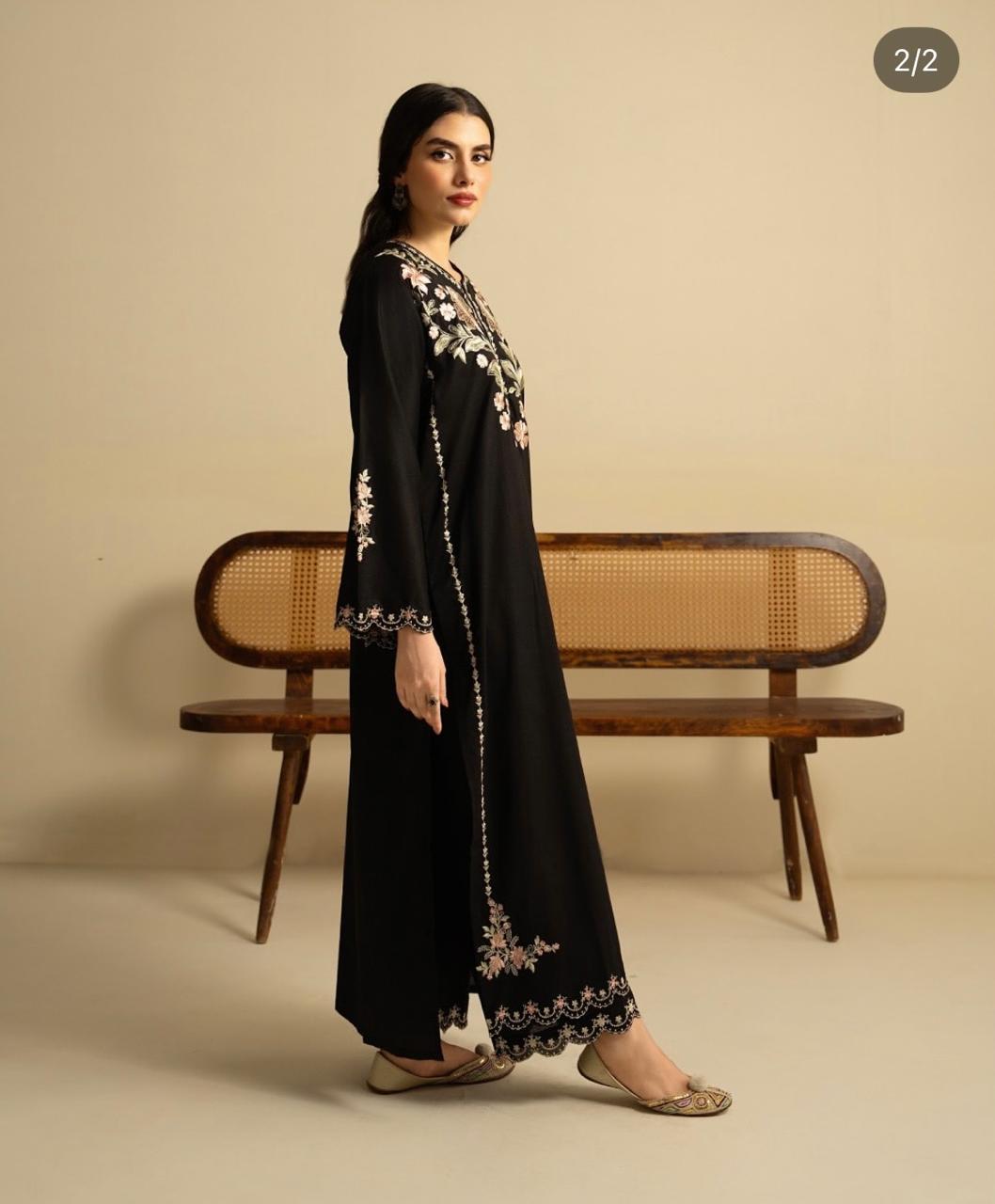 Rozana Prer Embroidered Co ord