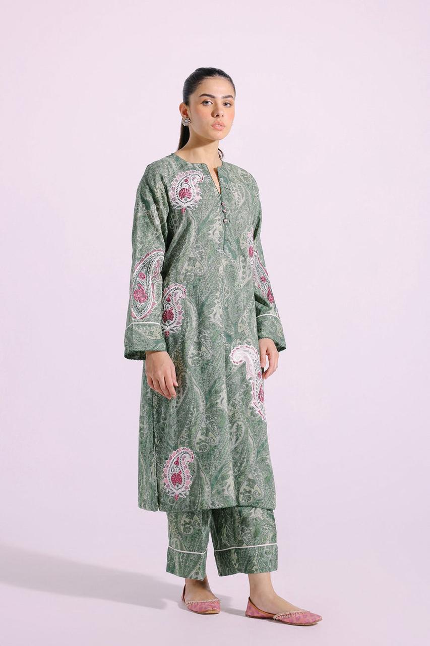 Ethnc Embroidered Co ord