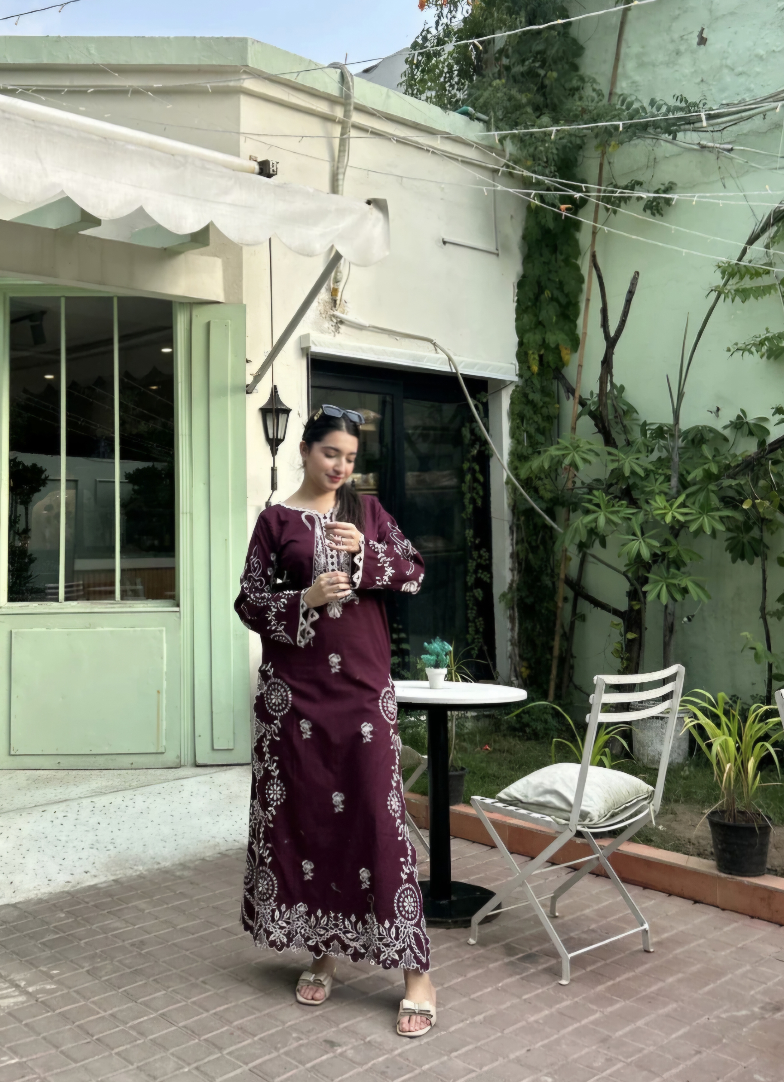 Zainab Embroidered Co ord