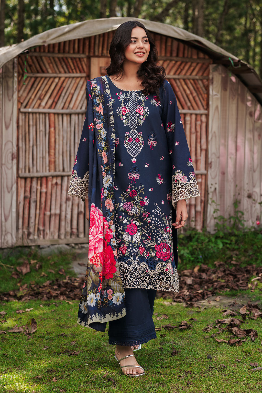Afsanah Embroidered Lawn Suit