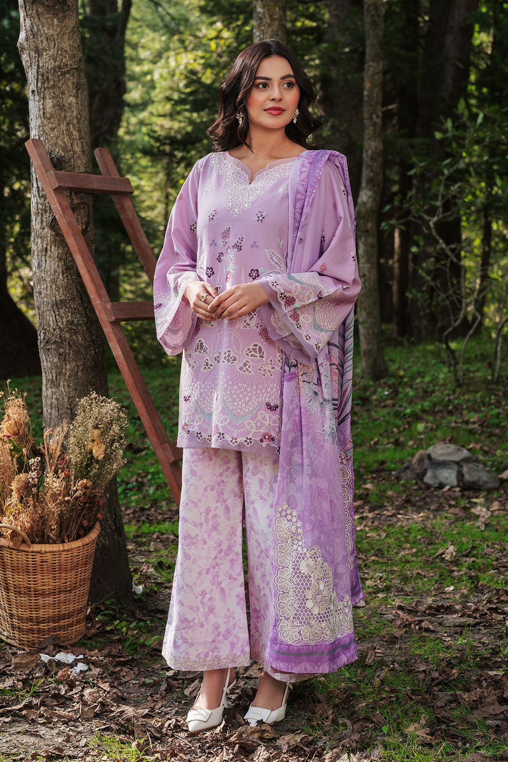 Afsanah Embroidered Lawn Suit