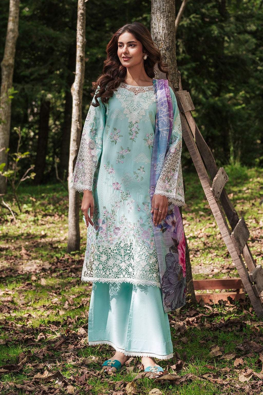 Afsanah Embroidered Lawn Suit
