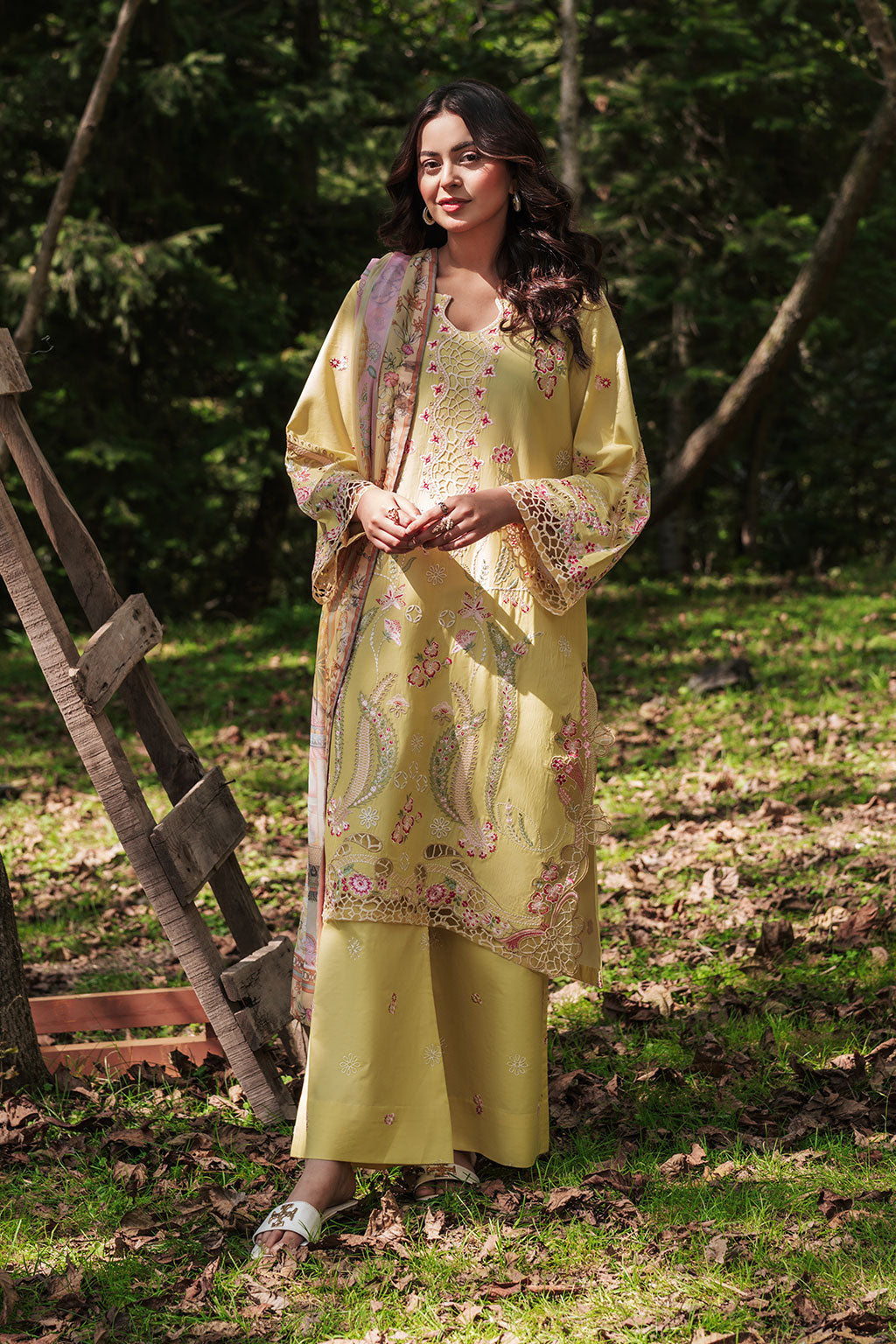 Afsanah Embroidered Lawn Suit