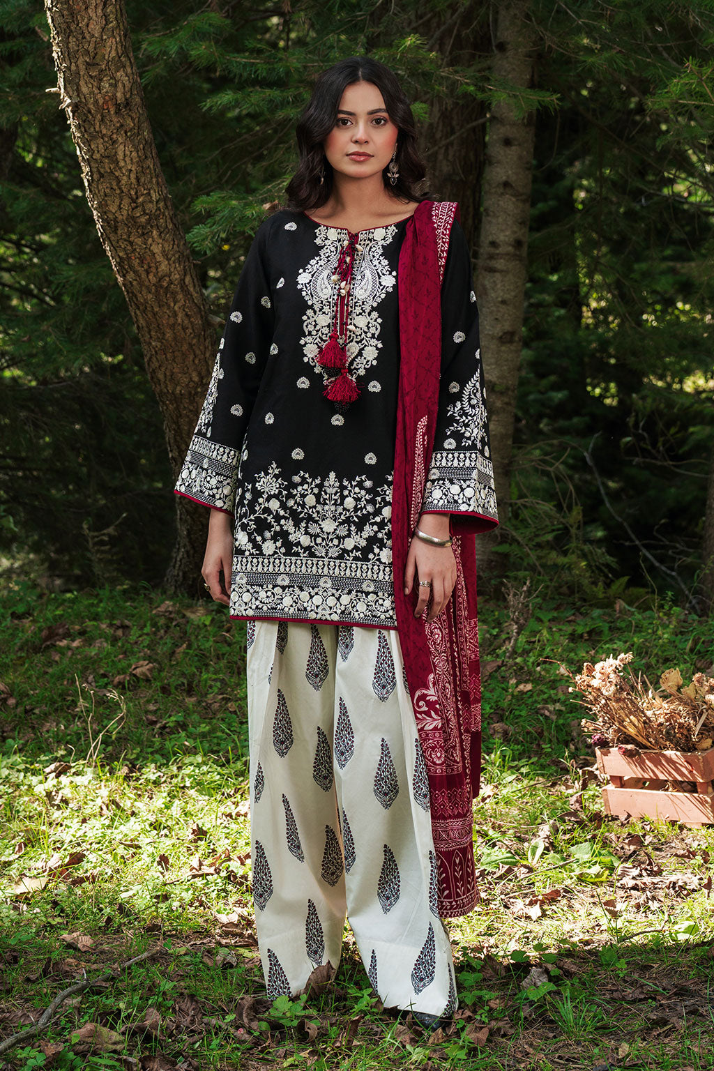 Afsanah Embroidered Lawn Suit