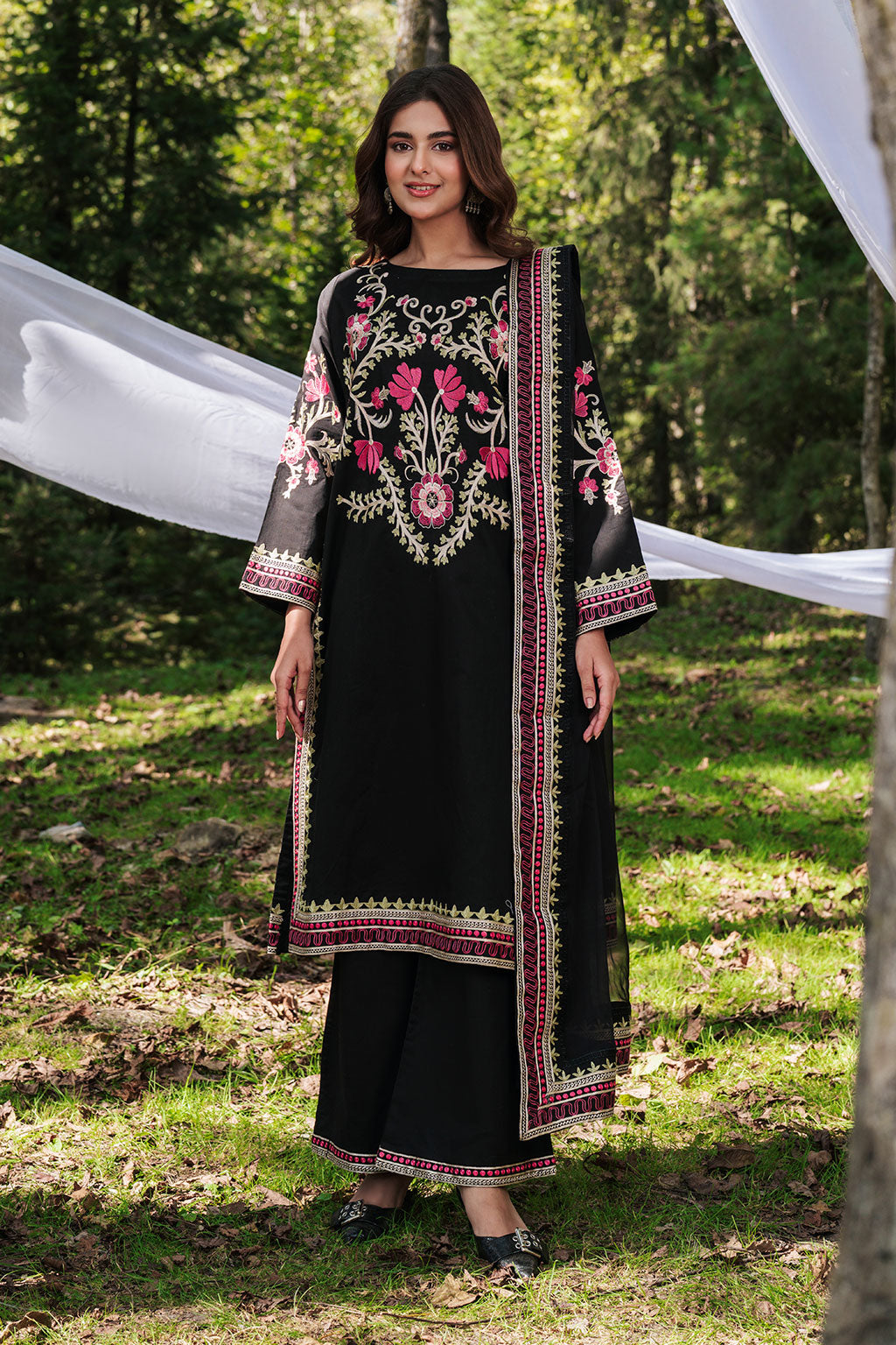 Afsanah Embroidered Lawn Suit