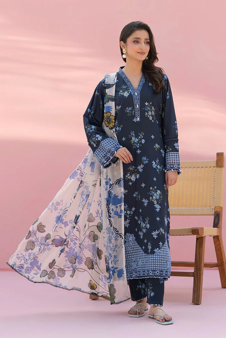Ellena Embroidered Lawn Suit