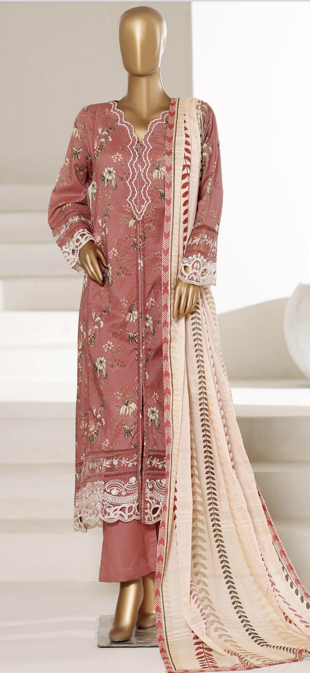 Sadabahar Ready-to-wear Embroidered Lawn Suit