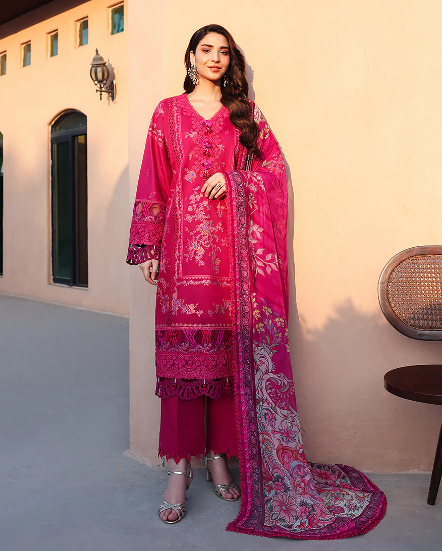 Roheenaz Embroidered Lawn Suit
