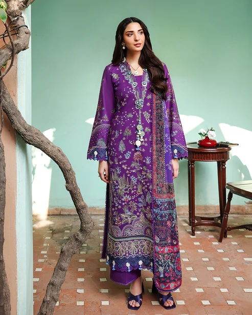Roheenaz Embroidered Lawn Suit