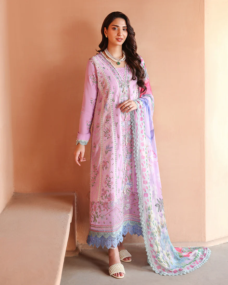 Roheenaz Embroidered Lawn Suit