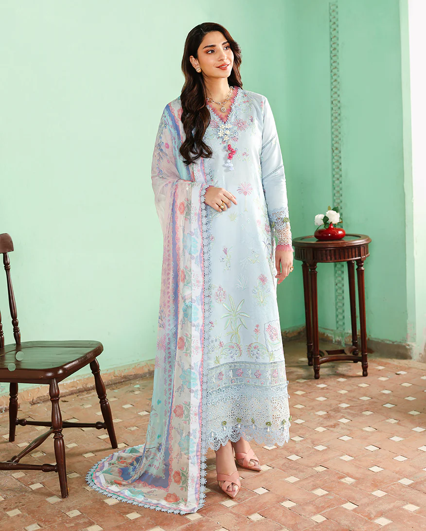 Roheenaz Embroidered Lawn Suit