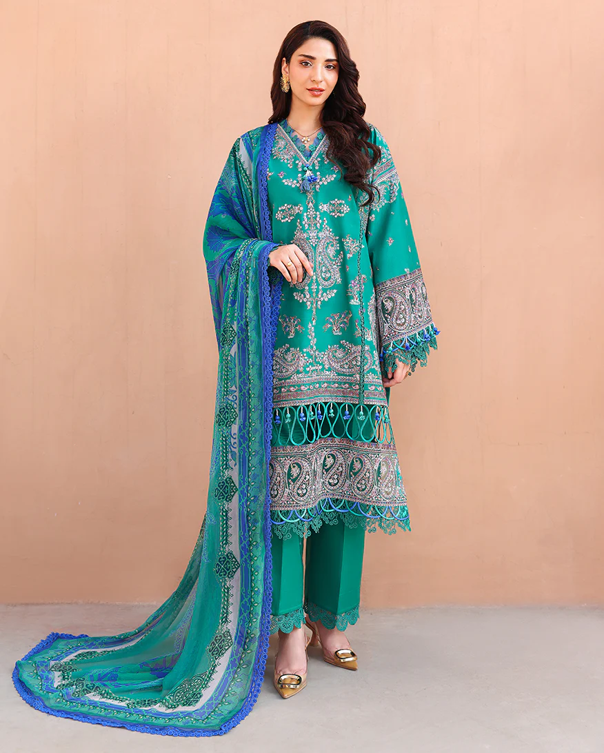 Roheenaz Embroidered Lawn Suit