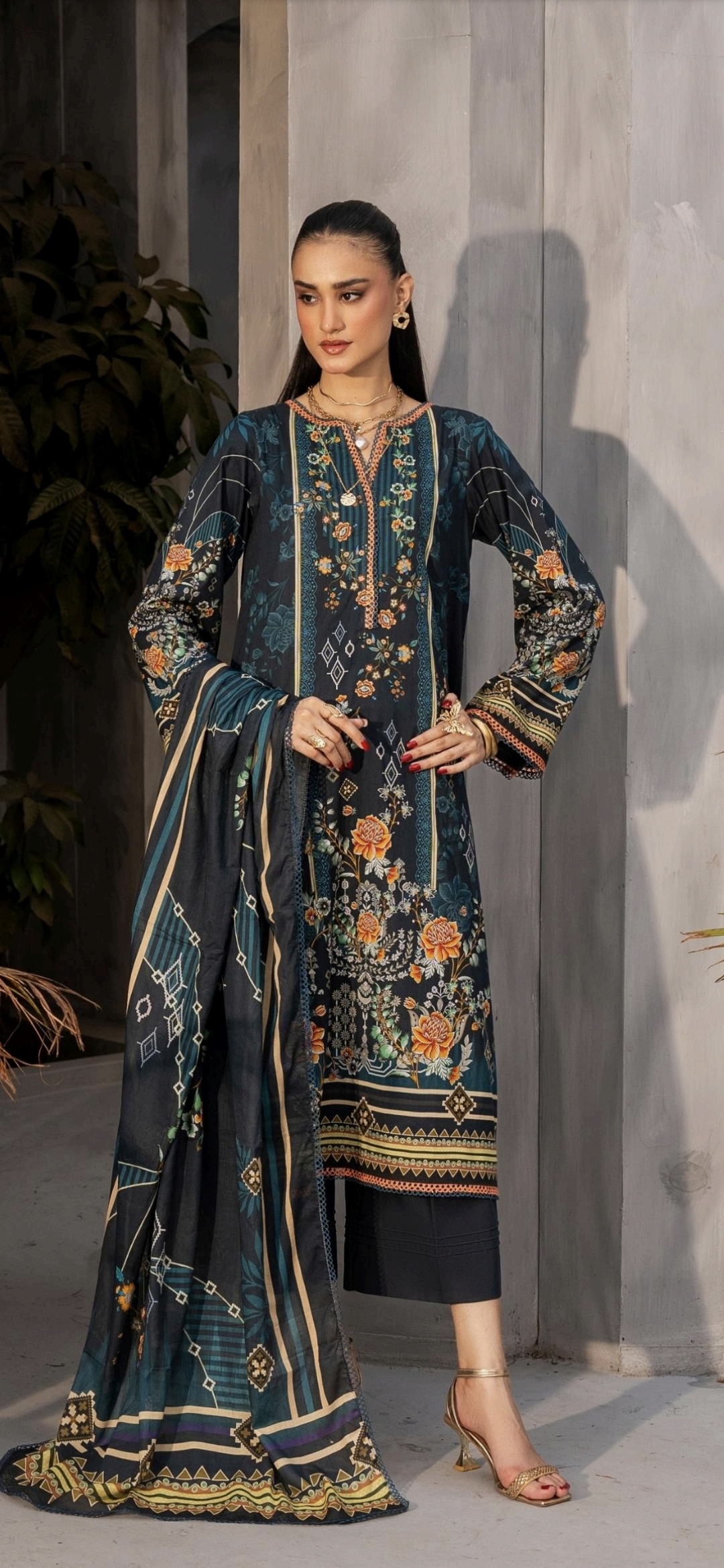 Firdous Printed Lawn Suit