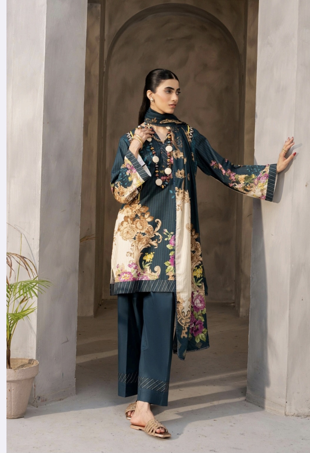 Firdous Printed Lawn Suit
