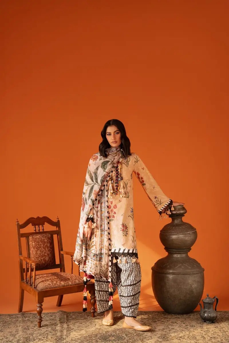 Jade Printed Lawn Suit