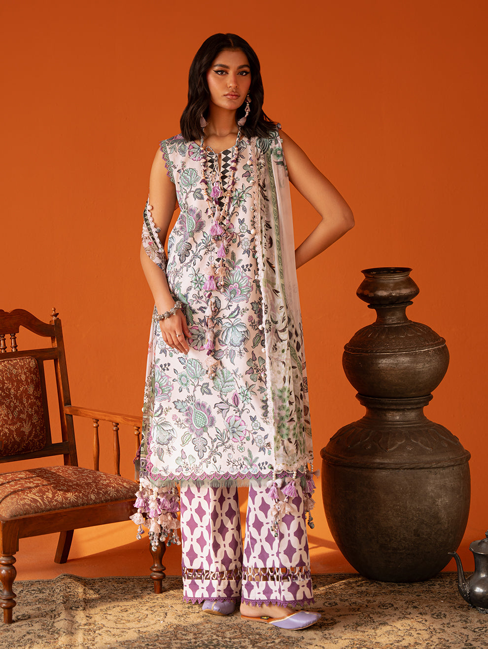Jade Printed Lawn Suit