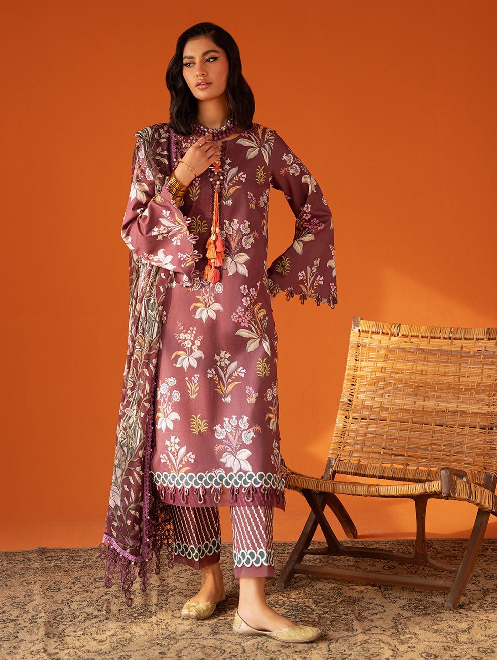 Jade Printed Lawn Suit