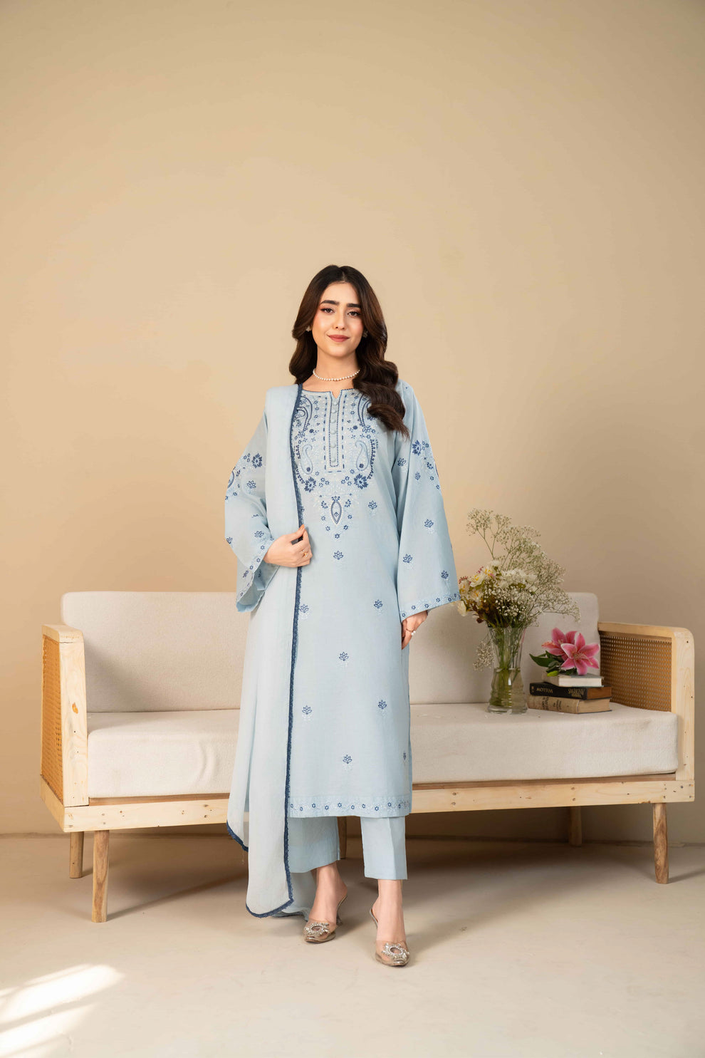 Tiraz Embroidered Lawn Suit