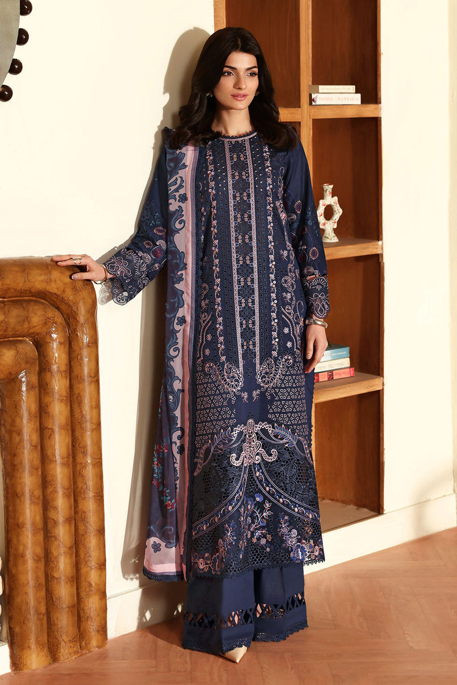 Ramsha Embroidered Lawn Suit
