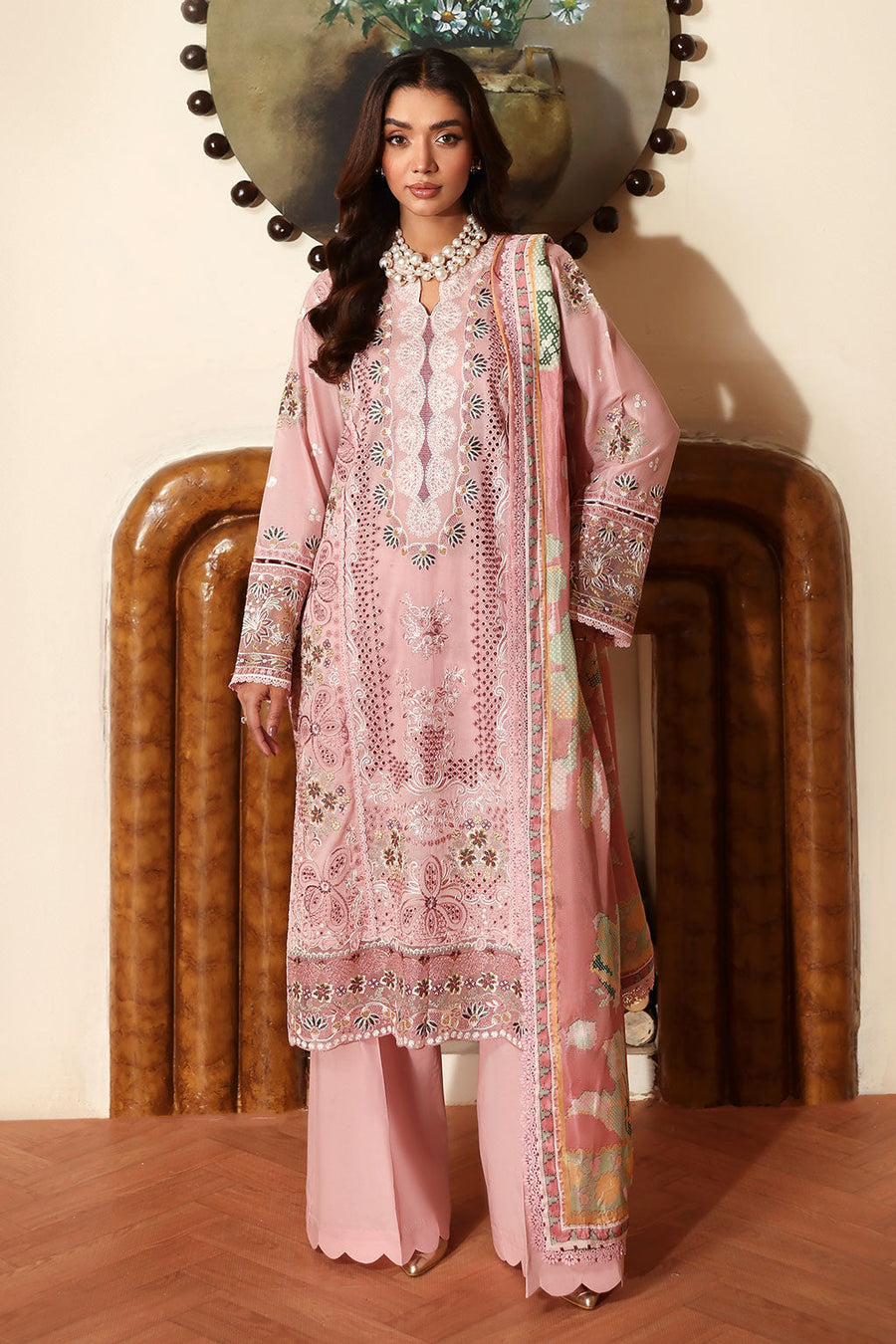 Ramsha Embroidered Lawn Suit