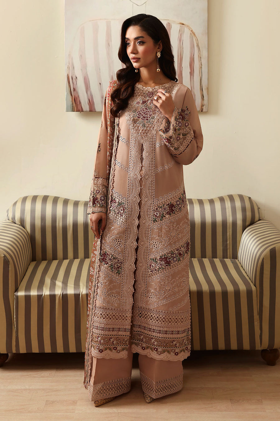 Ramsha Embroidered Lawn Suit