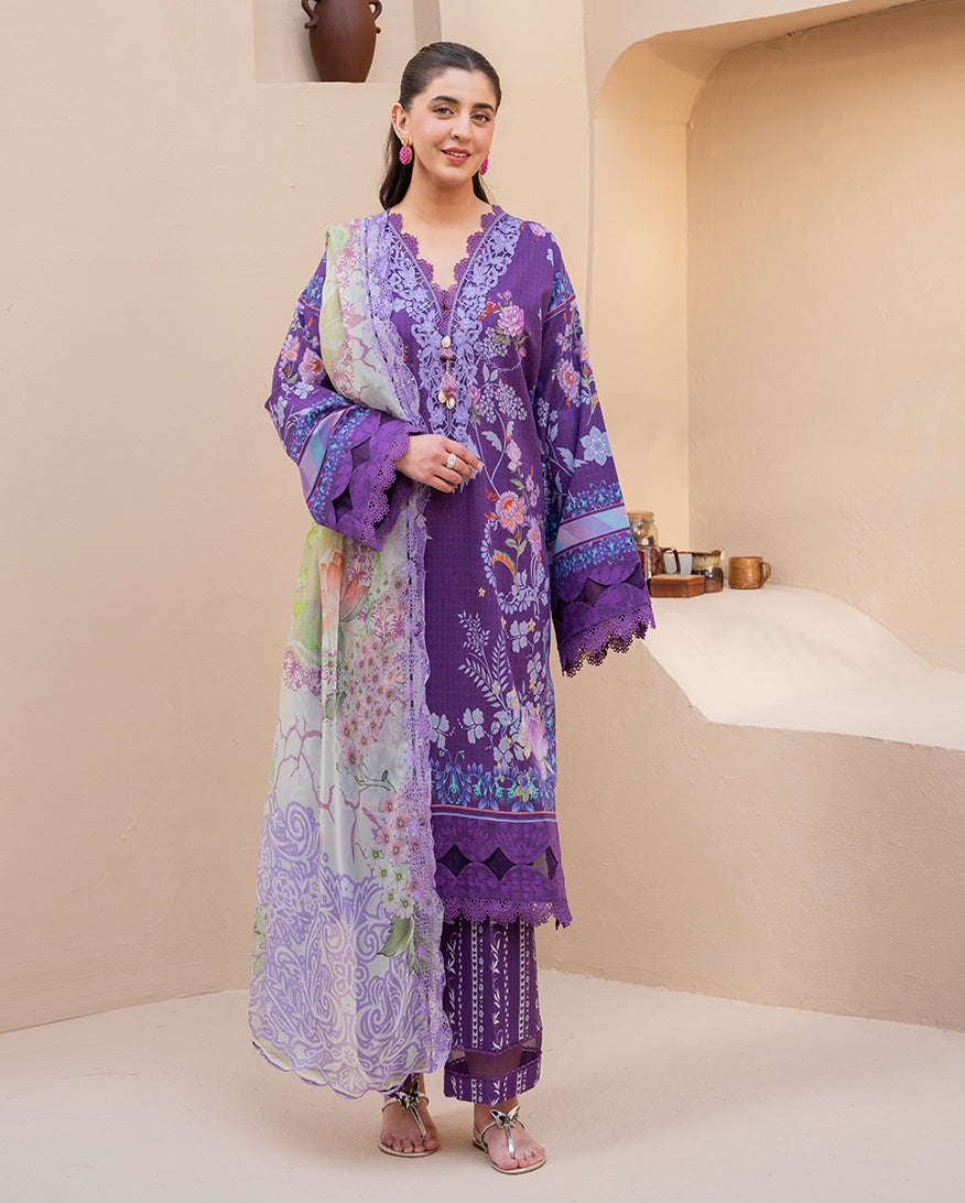 Roheenaz Embroidered Lawn Suit
