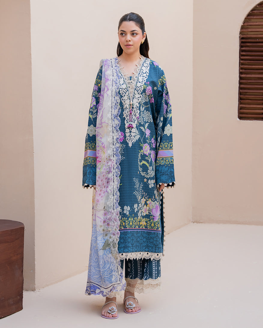 Roheenaz Embroidered Lawn Suit