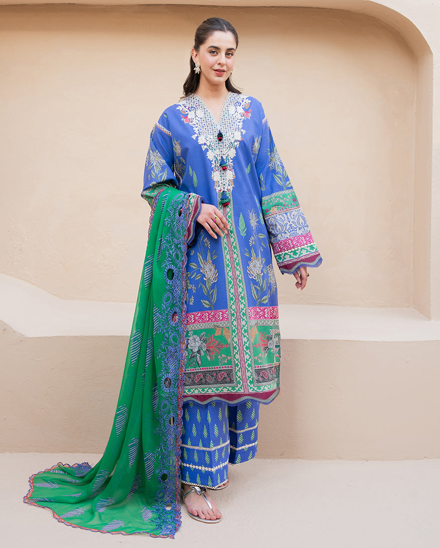 Roheenaz Embroidered Lawn Suit