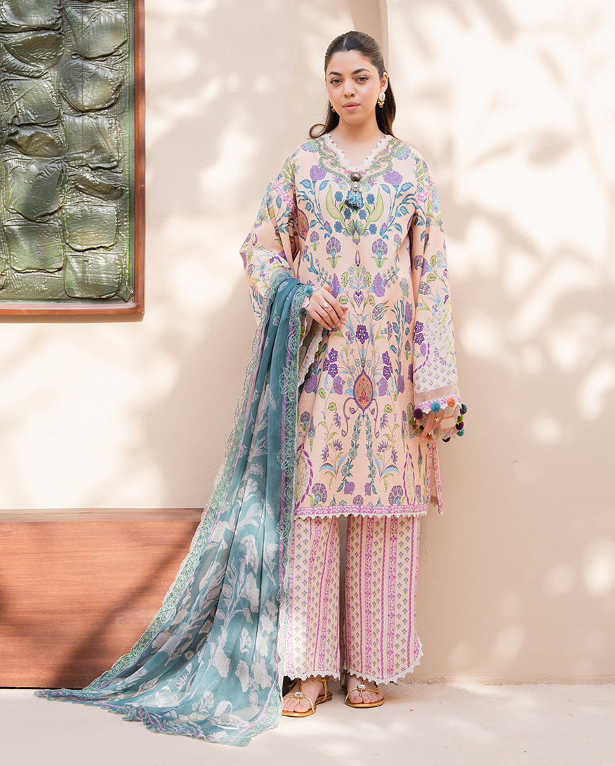 Roheenaz Embroidered Lawn Suit