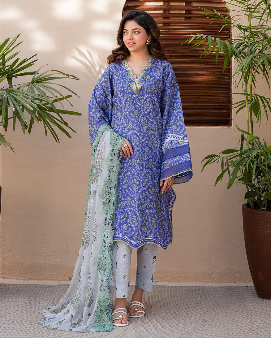 Roheenaz Embroidered Lawn Suit