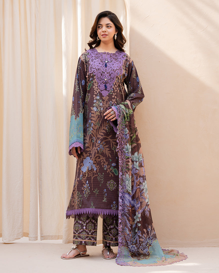Roheenaz Embroidered Lawn Suit