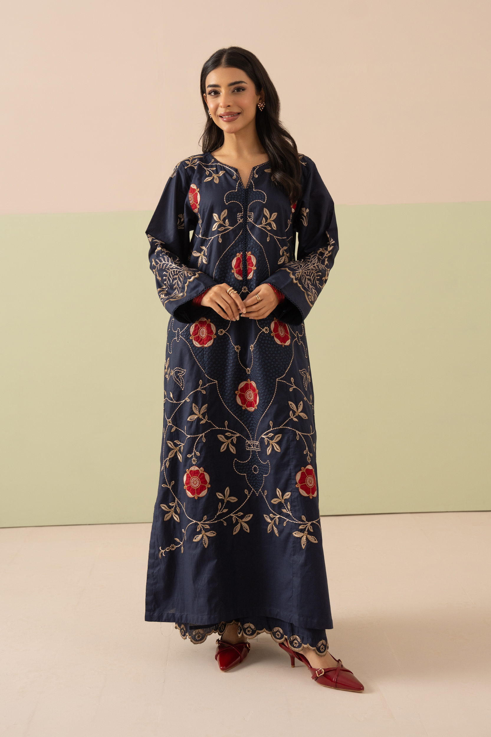 Torani Embroidered Co ord set