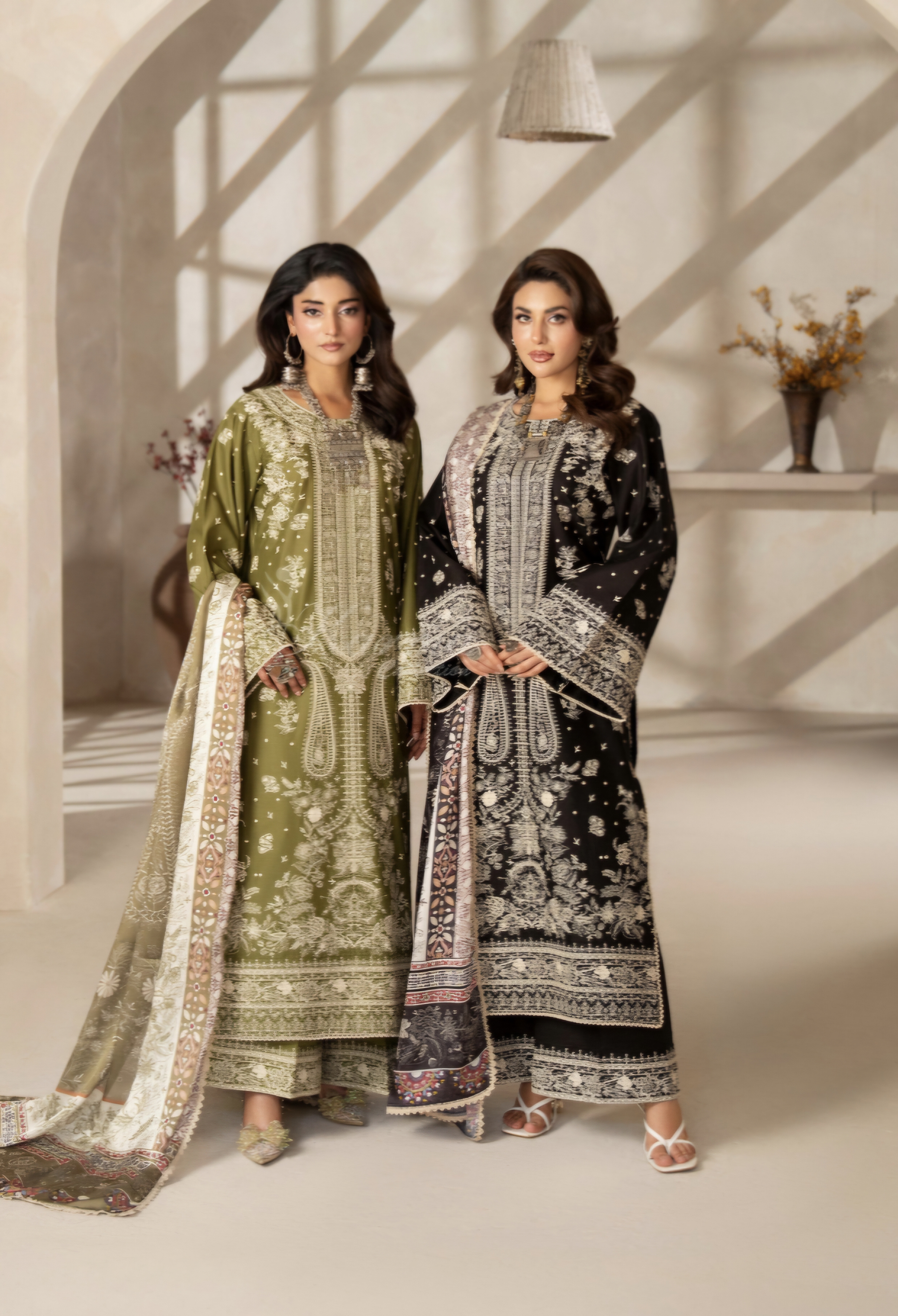 Karma Premium Embroidered Lawn Suit