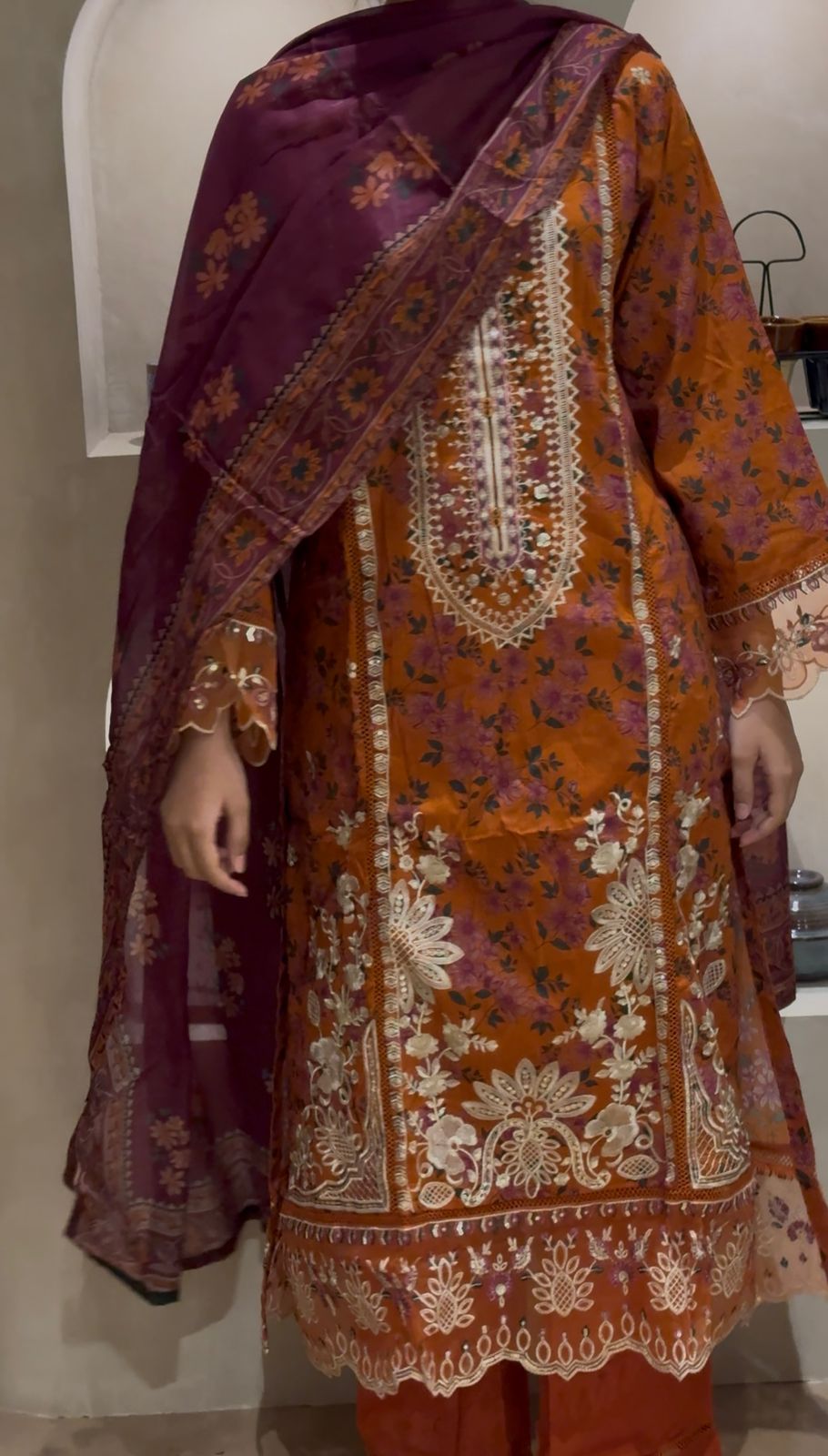 Sadabahar Embroidered Lawn Suit