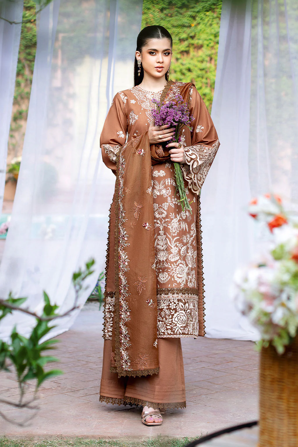 Ramsha Embroidered Lawn Suit