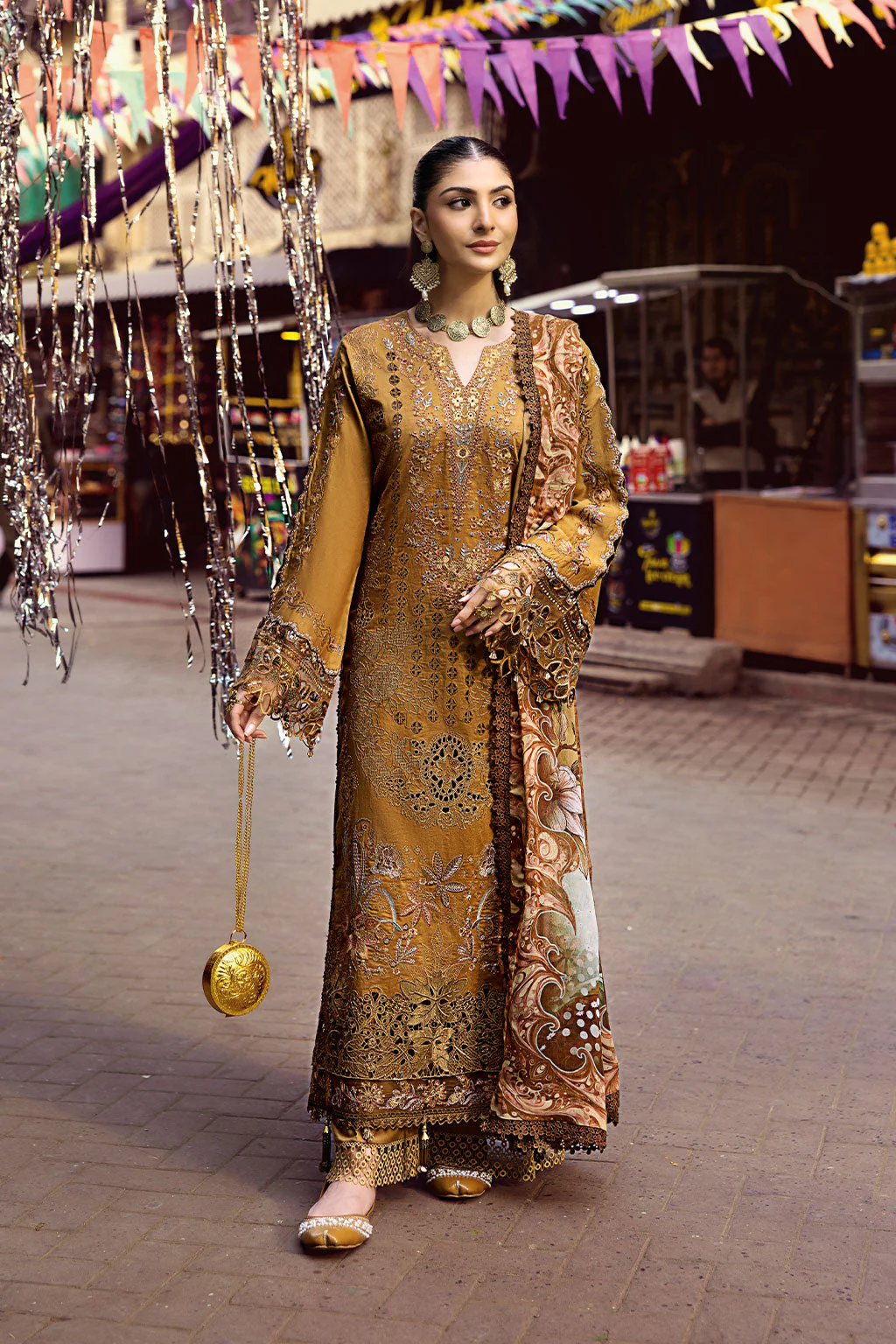 Ramsha Embroidered Lawn Suit