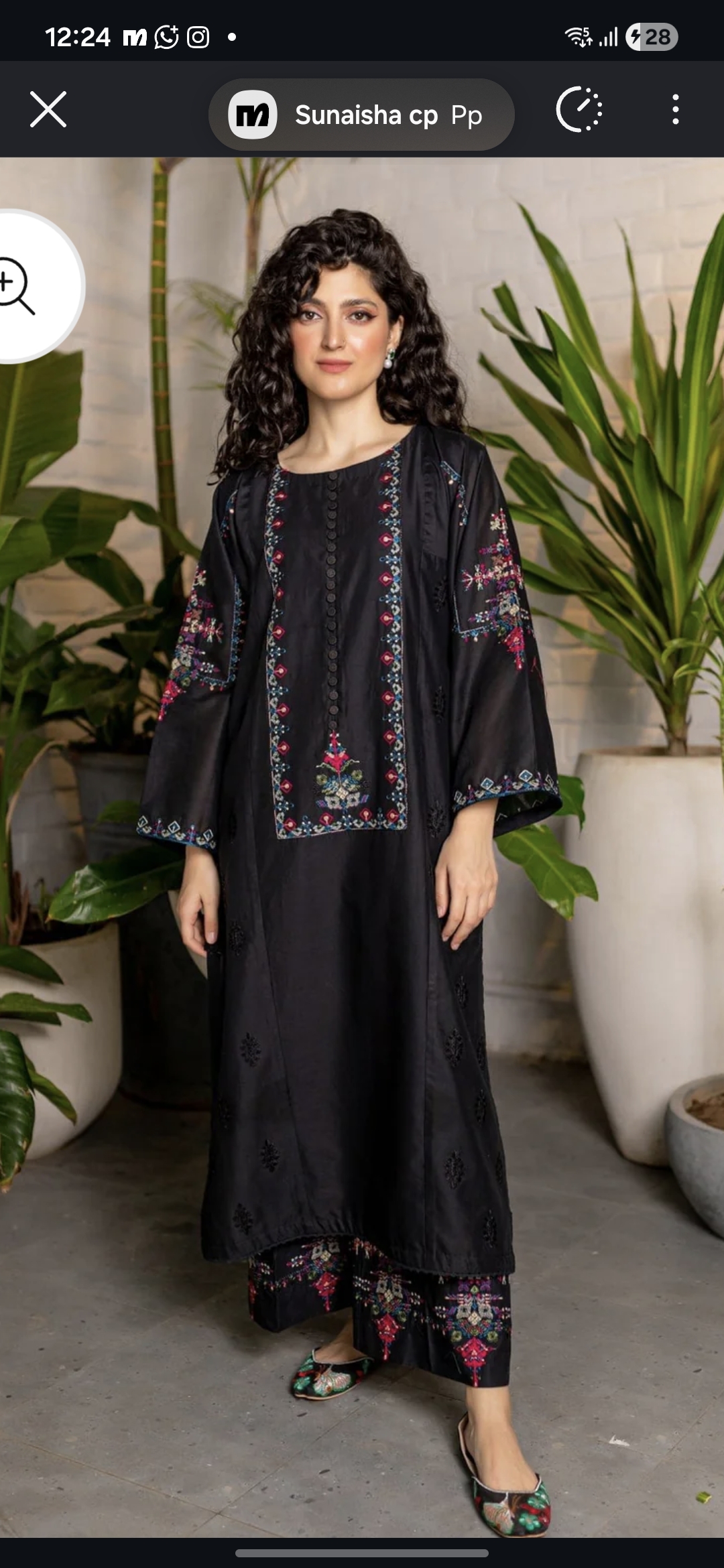 Turkishwear Embroidered Co ord