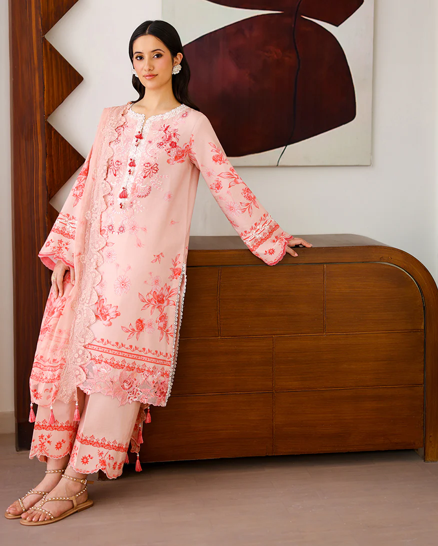 Roheenaz Embroidered Lawn Suit