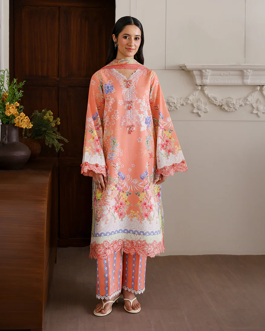 Roheenaz Embroidered Lawn Suit