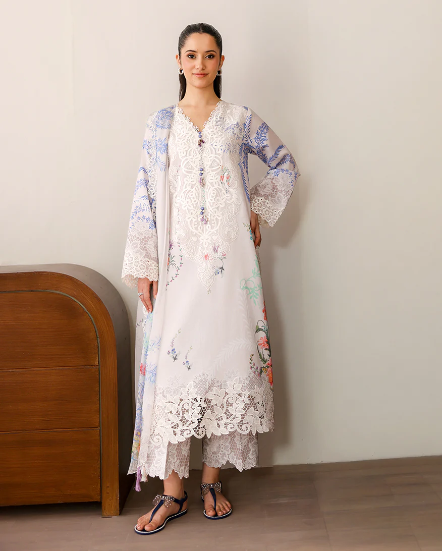 Roheenaz Embroidered Lawn Suit