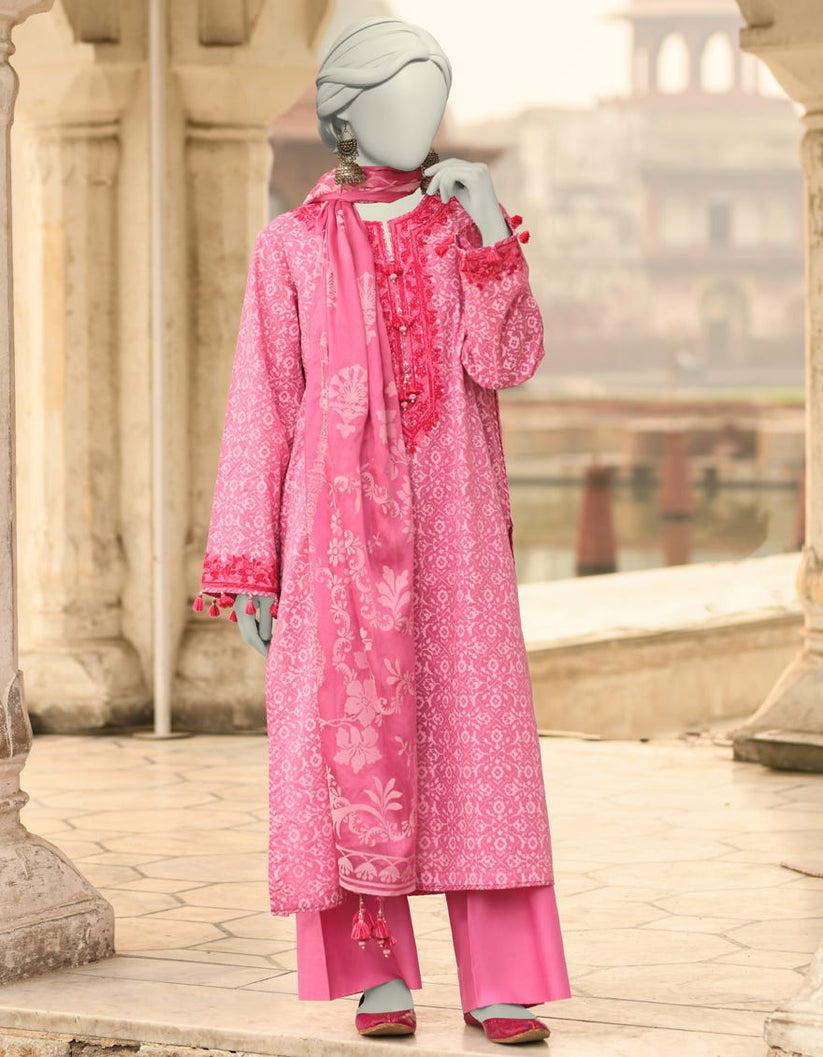 Junaid Jamshed Embroidered Lawn Suit