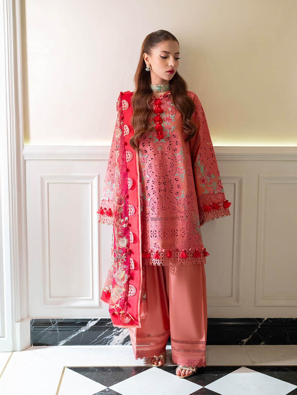 JADE Embroidered Lawn Suit