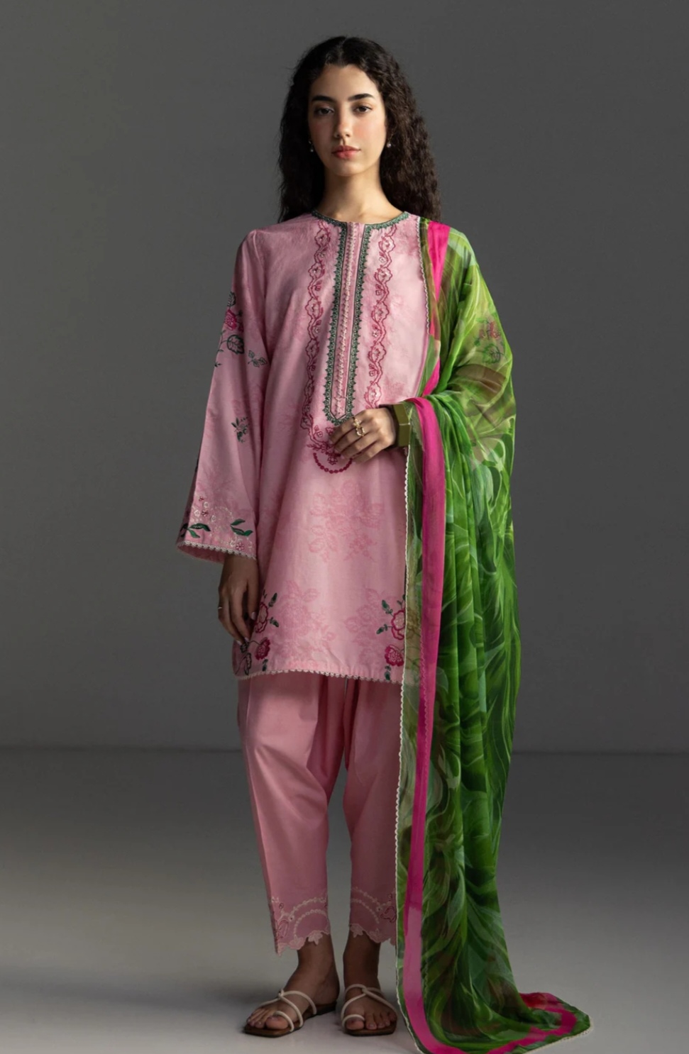 Zara Shahjahan COCO Embroidered Lawn Suit